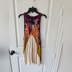 Bohemian Floral Sleeveless Top Dress